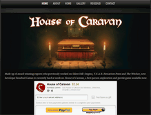 Tablet Screenshot of houseofcaravangame.com